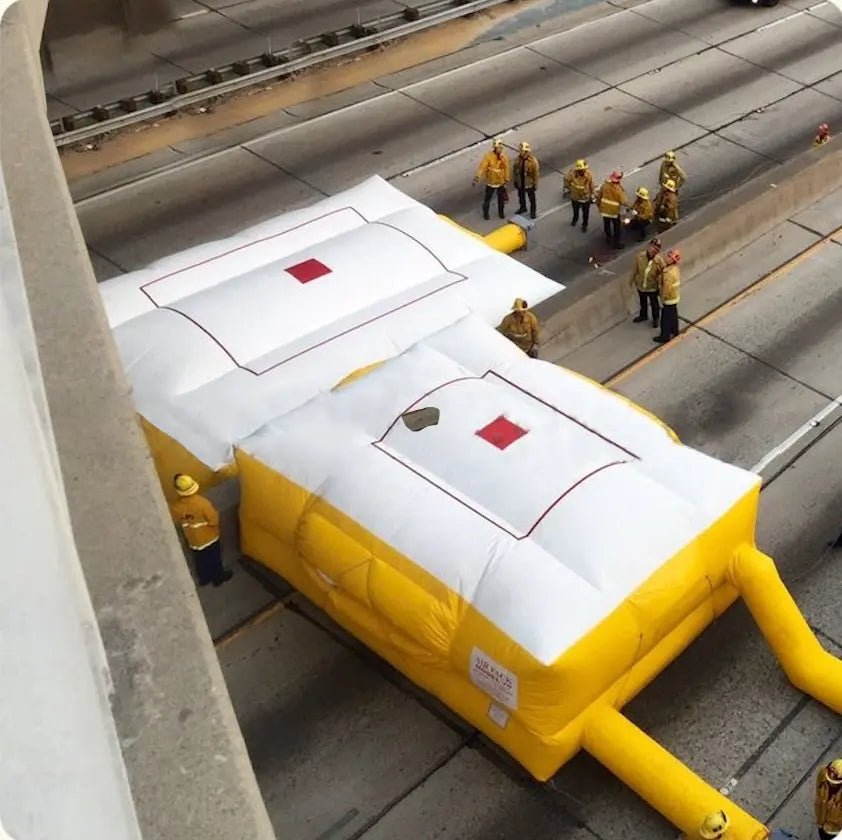 Safety First: How Inflatable Landing Pads are Revolutionizing Stunt Pe ...