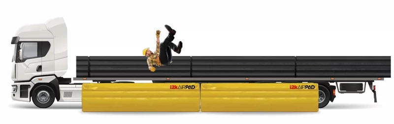 i2k airpad - custom inflatable fall protection truck landscape