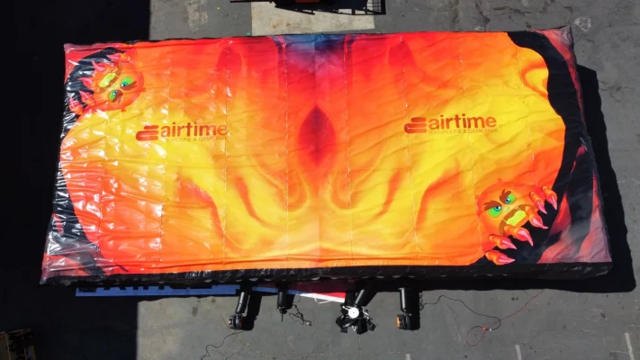 i2k airpad - custom inflatable Top Sheet Airtime